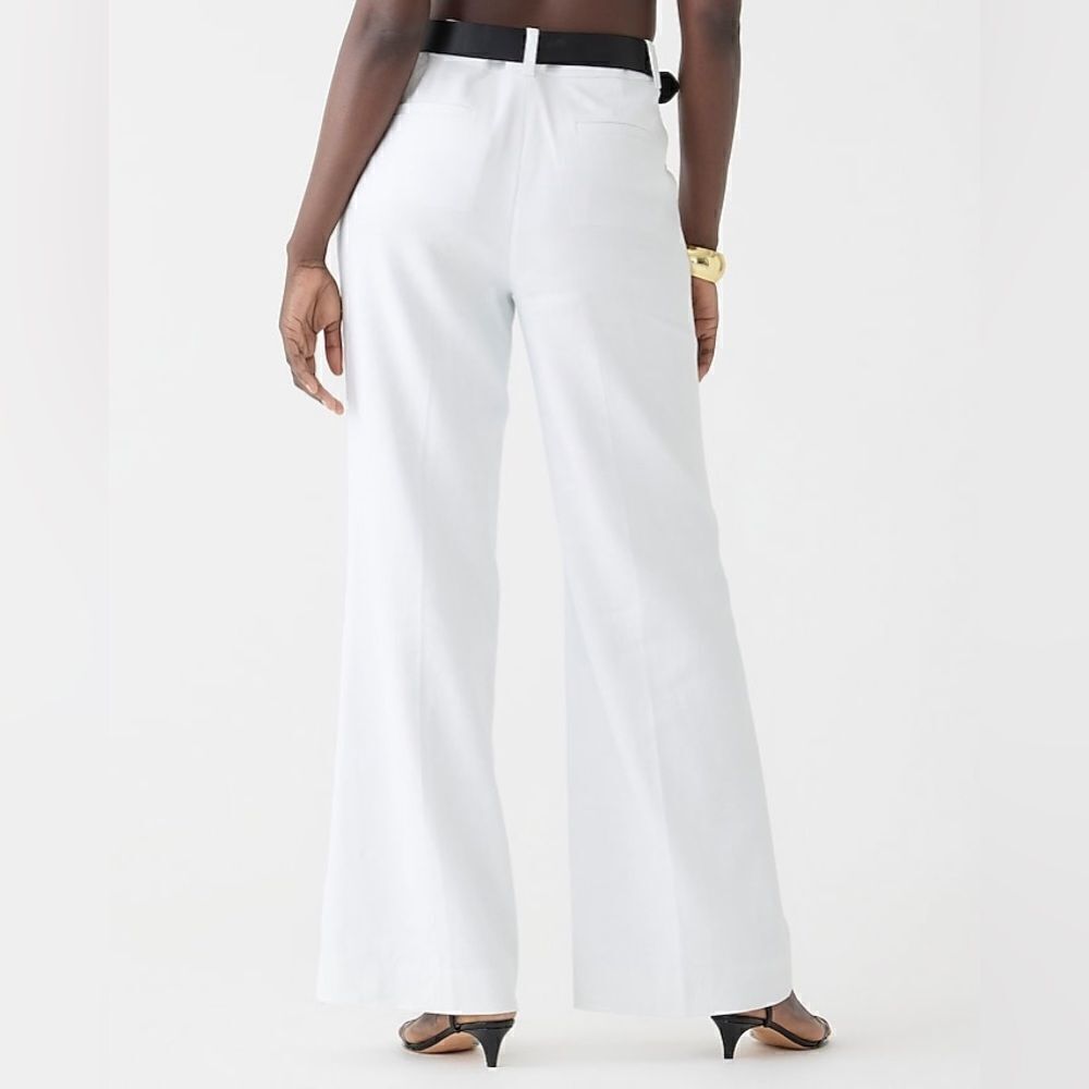 NWT J. Crew Carolina flare pant in stretch linen blend - Picture 10 of 14